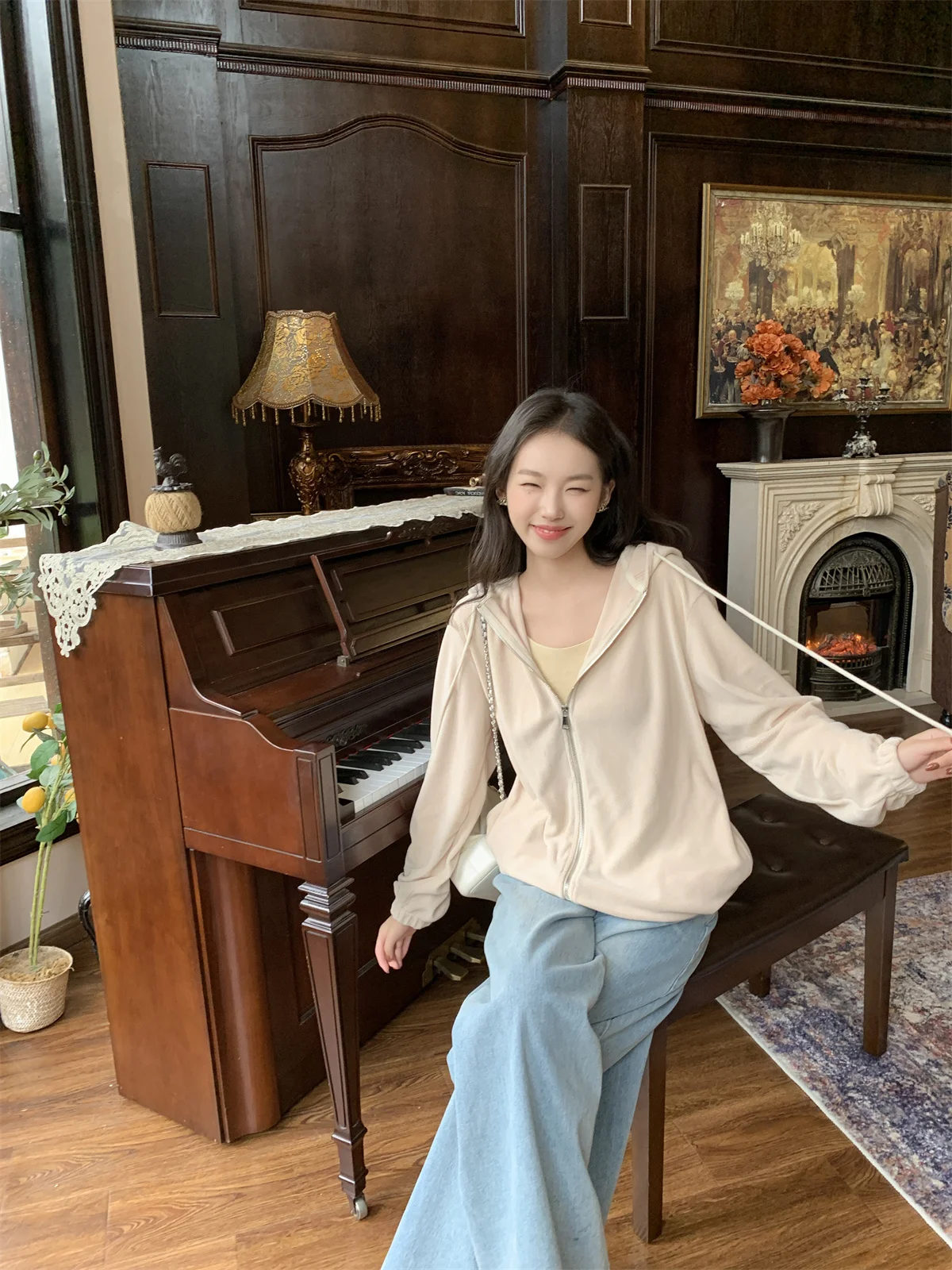 Худи LXLILIUM Lazy Continuation Light Pink Dstring Zipper Long Sve Hoodie Jaet для женщин, осень-зима, полиэстер
Худи LXLILIUM Lazy Continuation Light Pink Dstring Zipper Long Sve Hoodie Jaet для женщин, осень-зима, полиэстер