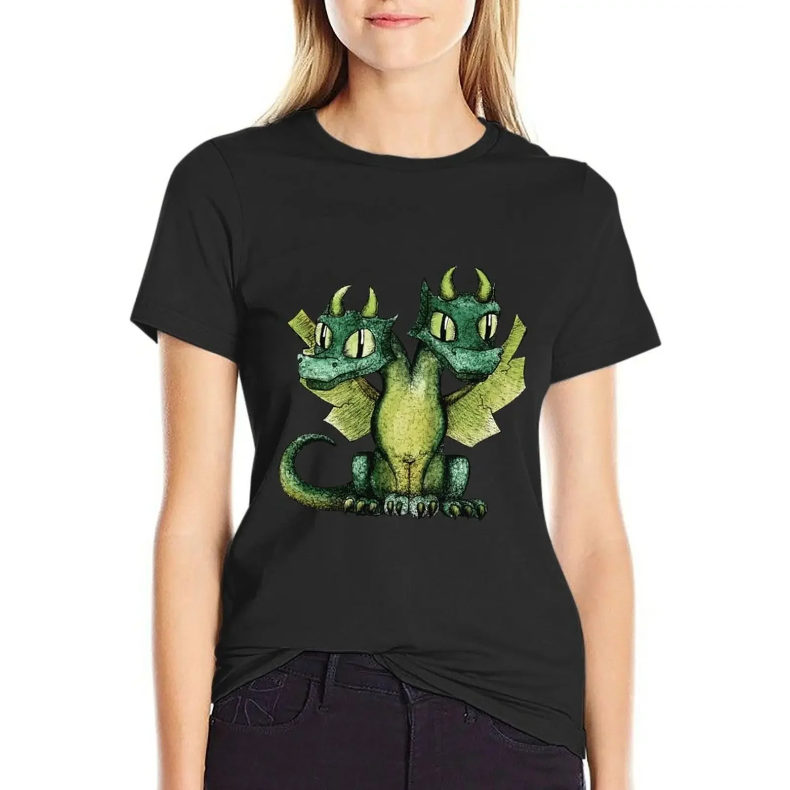 Two-headed Dragon T-Shirt anime clothes sublime cute tops sports fans designer clothes Women luxury
Two-headed Dragon T-Shirt anime clothes sublime cute tops sports fans designer clothes Women luxury