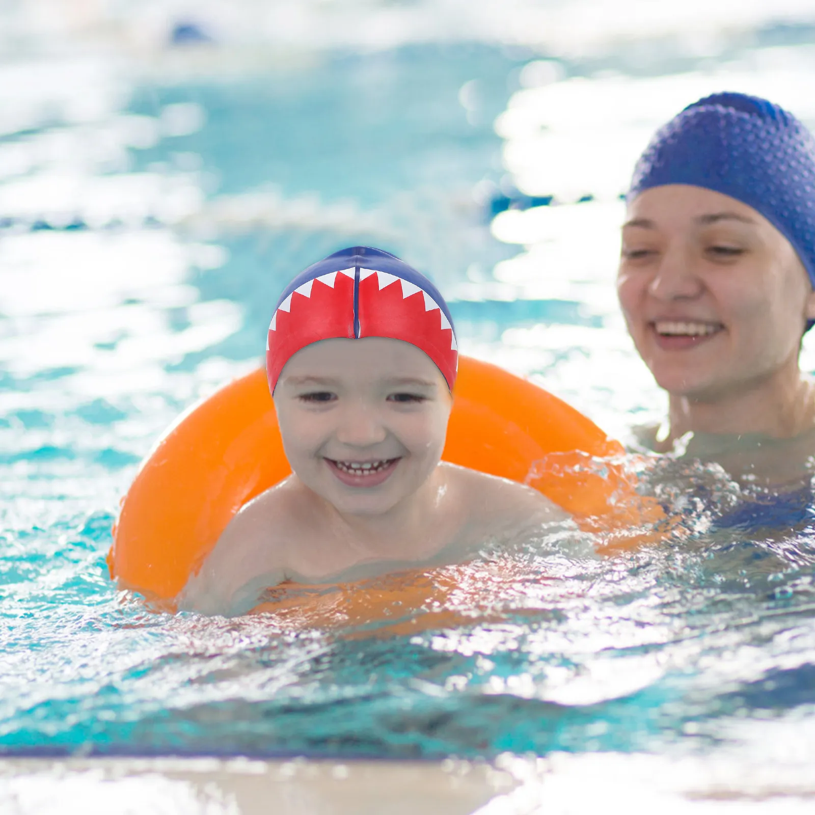 Silicone Swim Caps for Kids Waterproof Ear Protector Soft Elastic Non-Slip Swimming Hat Children Hair Protection Cartoon
Silicone Swim Caps for Kids Waterproof Ear Protector Soft Elastic Non-Slip Swimming Hat Children Hair Protection Cartoon