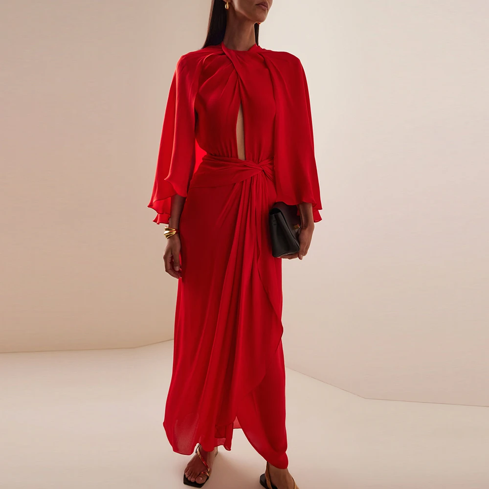 Epoch Chiffon Red Evening Dresses فساتين مناسبة رسمية Elegant Asymmetric Bardot Maxi Dress Cocktail Party Prom Gowns Formal
Epoch Chiffon Red Evening Dresses فساتين مناسبة رسمية Elegant Asymmetric Bardot Maxi Dress Cocktail Party Prom Gowns Formal