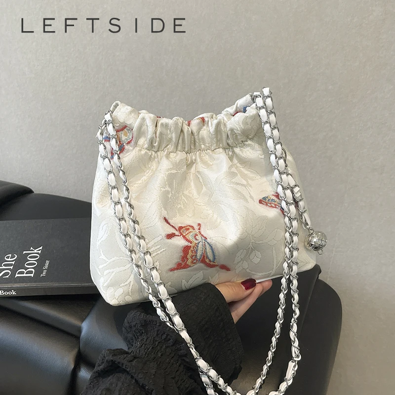 LEFTSIDE Small Shoulder Bags for Women 2025 Summer New in Trend Crossbody Bag Females Chain Bucket Bags Handbags and Purses
LEFTSIDE Small Shoulder Bags for Women 2025 Summer New in Trend Crossbody Bag Females Chain Bucket Bags Handbags and Purses
