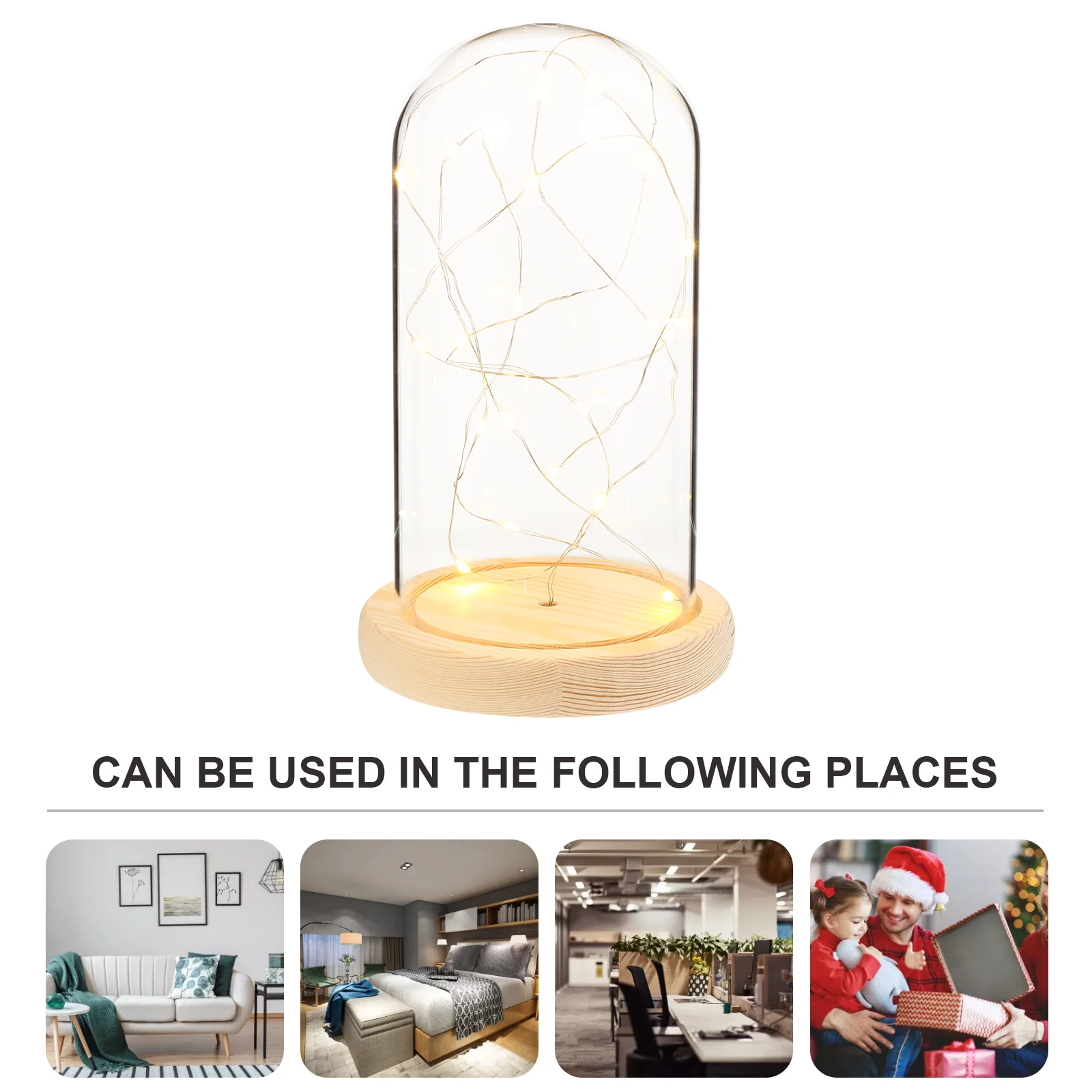 LED Dome Night Light 10x20cm Silver Flower Glass Dome Night Light 20Lights Home Decor Table Lamp Gift Idea
LED Dome Night Light 10x20cm Silver Flower Glass Dome Night Light 20Lights Home Decor Table Lamp Gift Idea