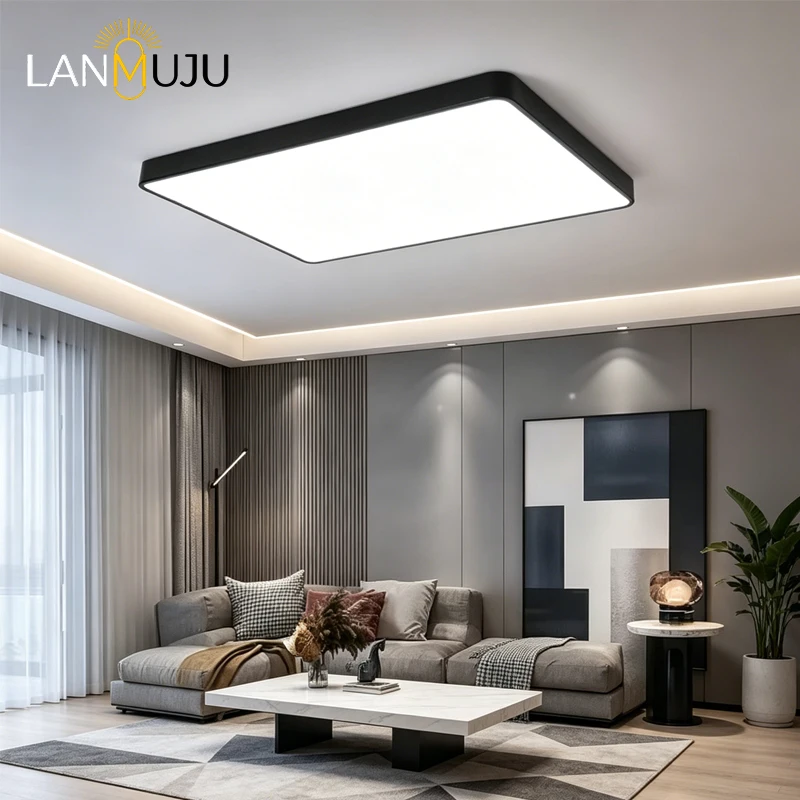 Modern LED Ceiling Lamp Black White Living Room Lights Square Kids Bedroom Dining Room Home Lustre Decor Indoor Lighting Fixture
Modern LED Ceiling Lamp Black White Living Room Lights Square Kids Bedroom Dining Room Home Lustre Decor Indoor Lighting Fixture