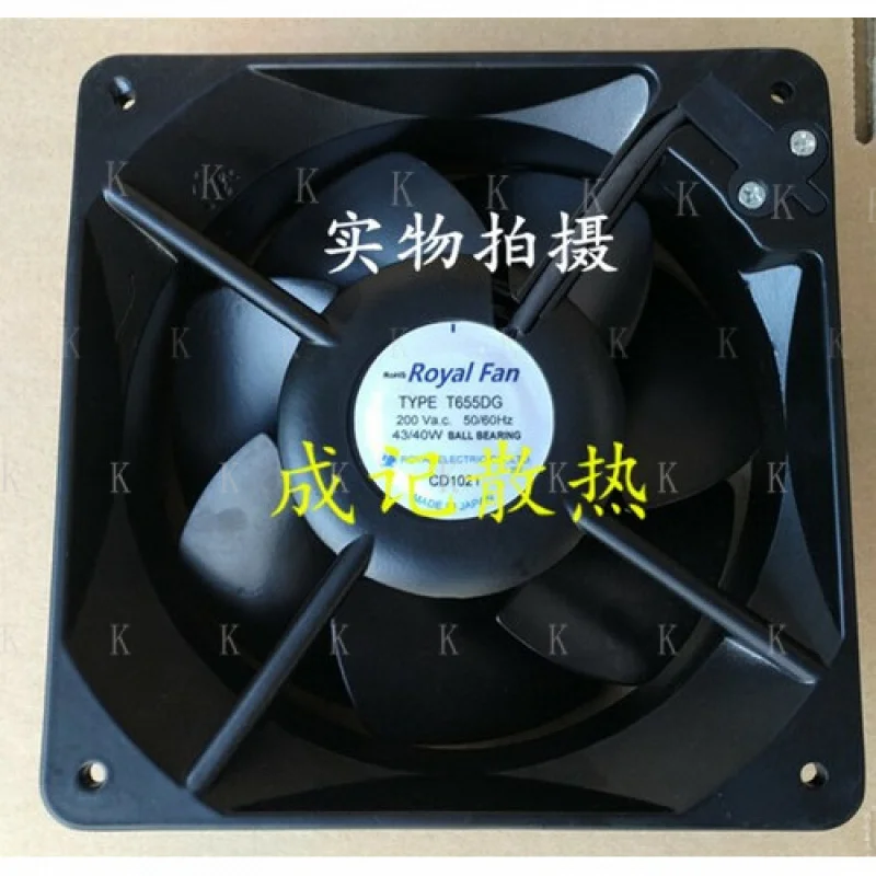 C 1pcs FOR Royal Fan TYPE T655DG 200V 43/40W 16055 full metal fan
C 1pcs FOR Royal Fan TYPE T655DG 200V 43/40W 16055 full metal fan
