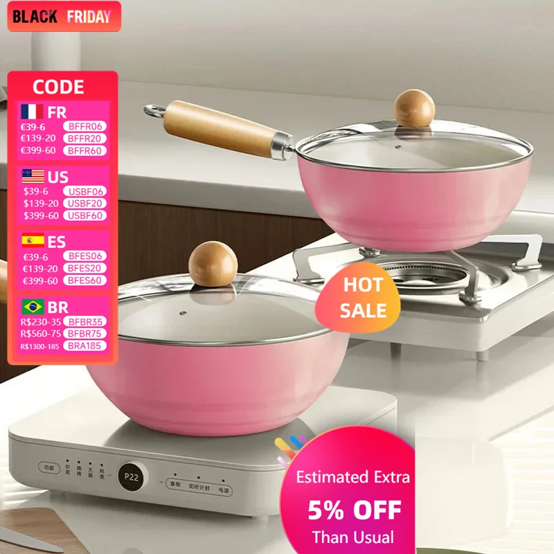 Kitchen Ceramic Small Wok Household Non-stick Pan Japanese One Person Food Mini Wok Non-stick Pan Baby Food Supplement Pan
Kitchen Ceramic Small Wok Household Non-stick Pan Japanese One Person Food Mini Wok Non-stick Pan Baby Food Supplement Pan
