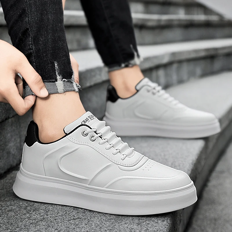 New Men Sneakers Casual Shoes Men Flats Lightweight PU Leather Breathable Shoe Male White Sports Tennis Shoes Zapatillas Hombre
New Men Sneakers Casual Shoes Men Flats Lightweight PU Leather Breathable Shoe Male White Sports Tennis Shoes Zapatillas Hombre