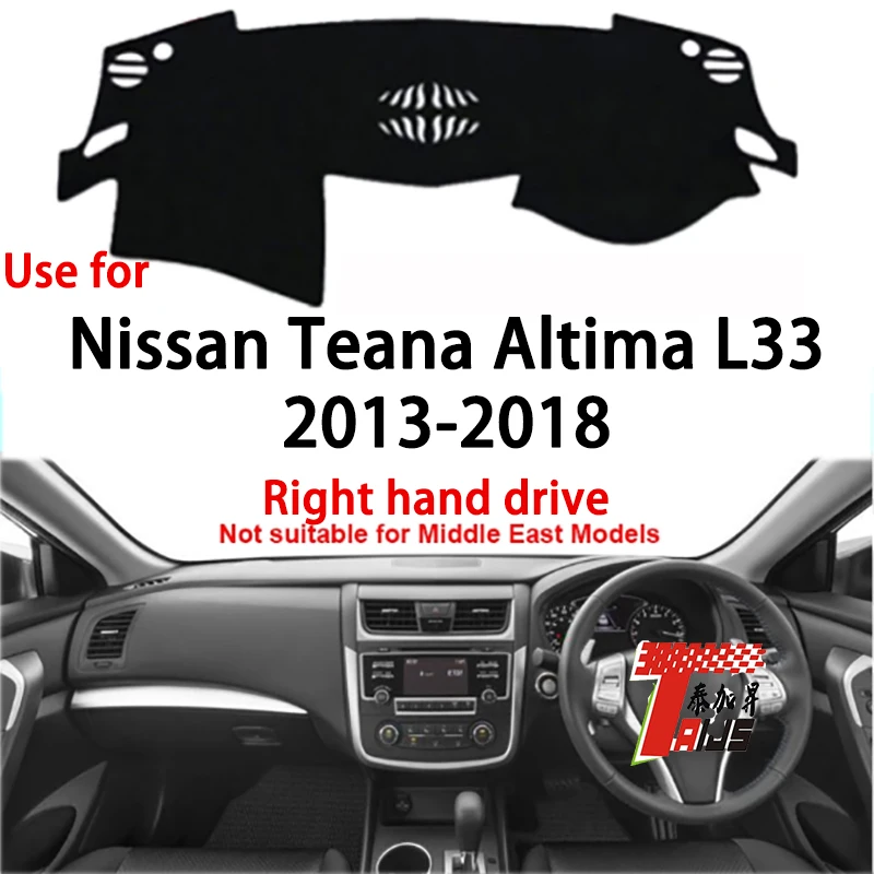 Фланелевый чехол TAIJS для приборной панели высокого качества для Nissan Altima L33 2013-2018, правый руль
Фланелевый чехол TAIJS для приборной панели высокого качества для Nissan Altima L33 2013-2018, правый руль