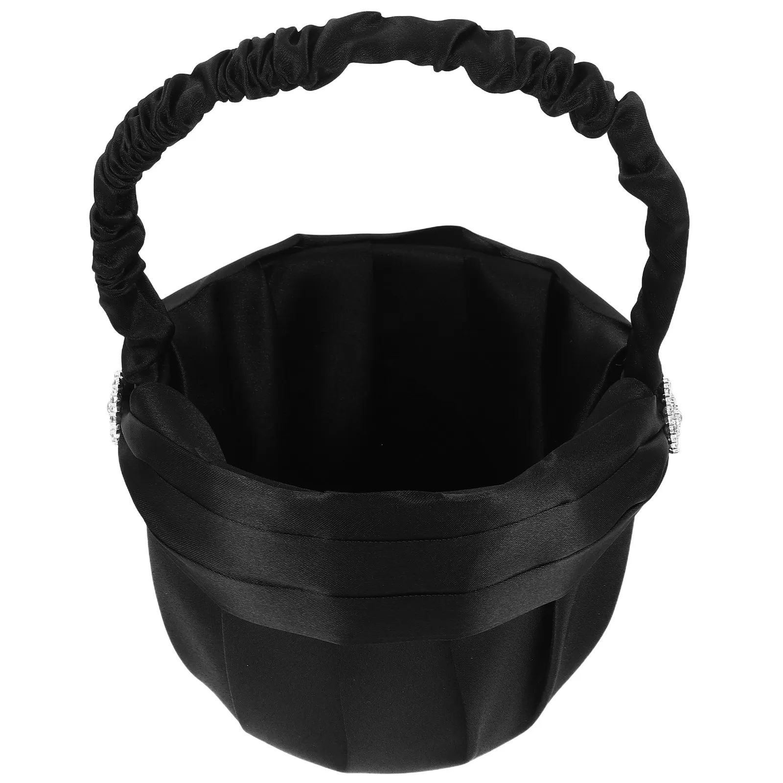 Black Rhinestone Wedding Flower Basket for Flower Lightweight Sturdy Petal Container Ceremony Decor Romantic Party Supply
Black Rhinestone Wedding Flower Basket for Flower Lightweight Sturdy Petal Container Ceremony Decor Romantic Party Supply