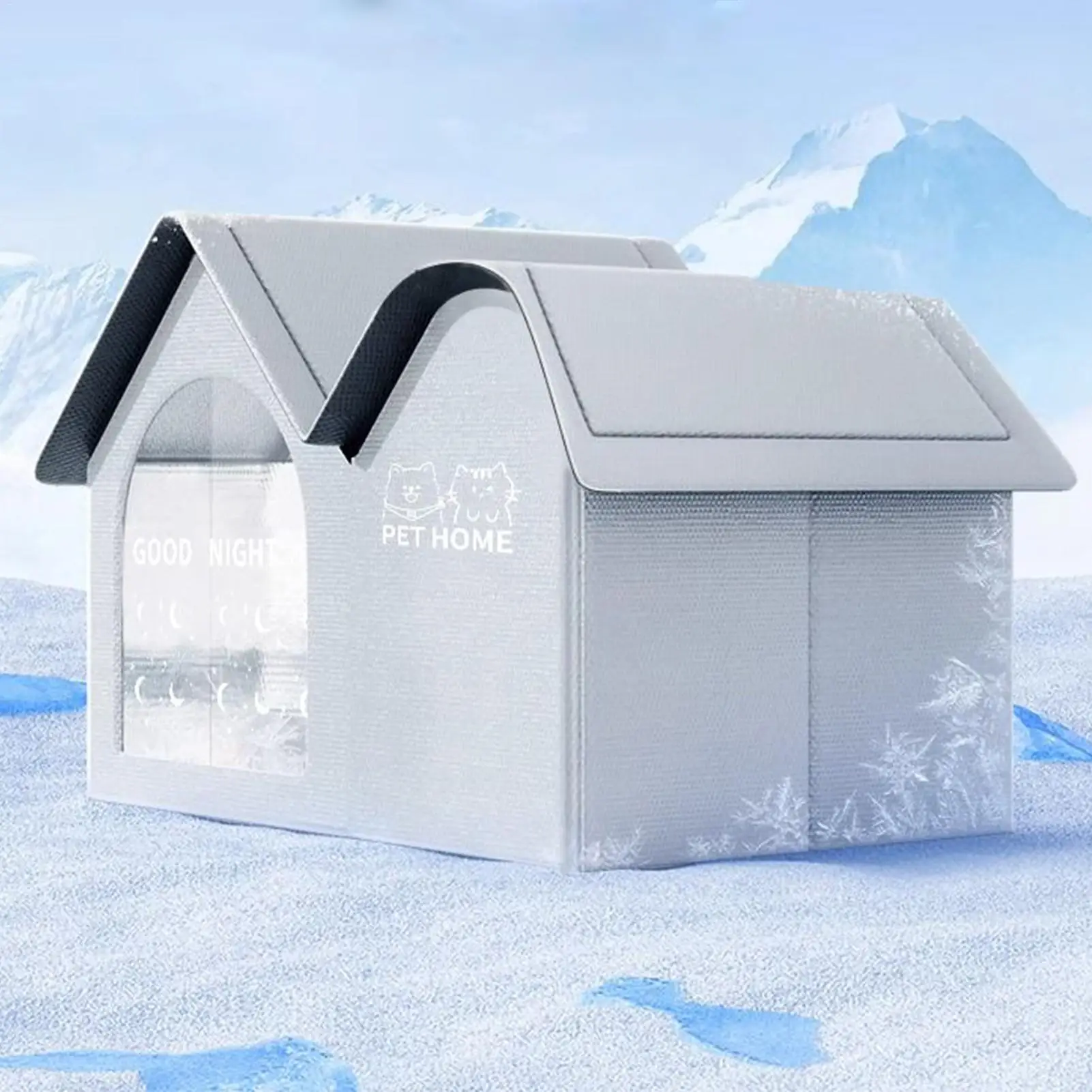 Cooling Cat House Foldable Weatherproof Pet Shelter Insulated Cat Cooling House with Ice Packs for Travel Backpacking Apartment
Cooling Cat House Foldable Weatherproof Pet Shelter Insulated Cat Cooling House with Ice Packs for Travel Backpacking Apartment