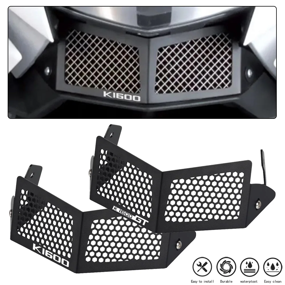 K1600 K 1600 GT/GTL/B Oil Cooler Guard Grille Cover Protector For BMW K1600GT K1600GTL K1600B K 1600B 1600GT 1600GTL 2017-2024
K1600 K 1600 GT/GTL/B Oil Cooler Guard Grille Cover Protector For BMW K1600GT K1600GTL K1600B K 1600B 1600GT 1600GTL 2017-2024