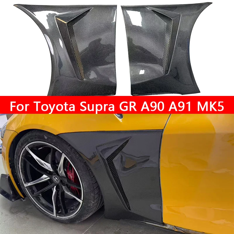 For Toyota Supra A90 A91 MK5 2019+ Carbon Fiber Fender Retrofit the Carbon fiber replacement leaf plate Car Accessories
For Toyota Supra A90 A91 MK5 2019+ Carbon Fiber Fender Retrofit the Carbon fiber replacement leaf plate Car Accessories