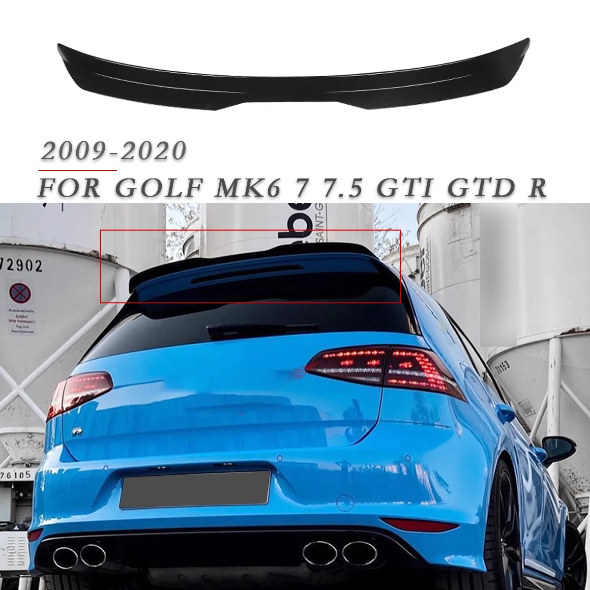 Комплект кузова, задний спойлер на крышу, крыло для VW Golf 6 7 7.5 VI VII Mk6 7 7.5 GTD GTI R 2009-2020, глянцевый черный MAX Style 
Комплект кузова, задний спойлер на крышу, крыло для VW Golf 6 7 7.5 VI VII Mk6 7 7.5 GTD GTI R 2009-2020, глянцевый черный MAX Style