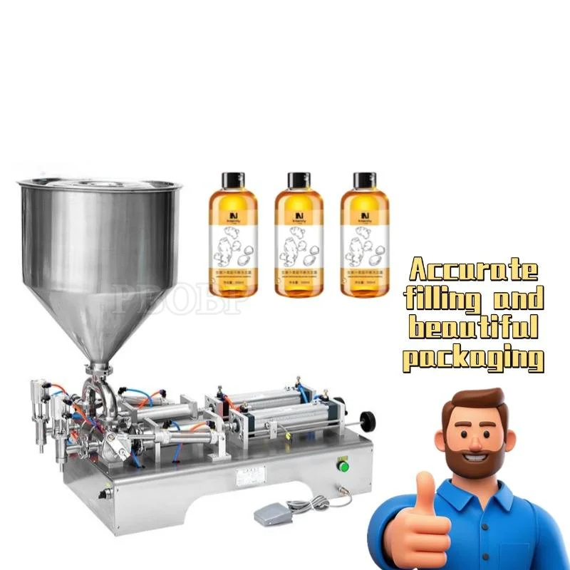 PBOBP 10ml-1000ml Beverage 304 Stainless Steel Chili Paste Chocolate Gel Ketchup Semi-automatic Liquid Filling Machine
PBOBP 10ml-1000ml Beverage 304 Stainless Steel Chili Paste Chocolate Gel Ketchup Semi-automatic Liquid Filling Machine