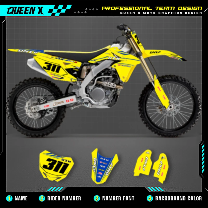 QUEEN X MOTO индивидуальный командный мотоциклетный графический фон-наклейка, комплект наклеек для SUZUKI RMZ250 2010 2011 2012 2013-2017 2018 009
QUEEN X MOTO индивидуальный командный мотоциклетный графический фон-наклейка, комплект наклеек для SUZUKI RMZ250 2010 2011 2012 2013-2017 2018 009