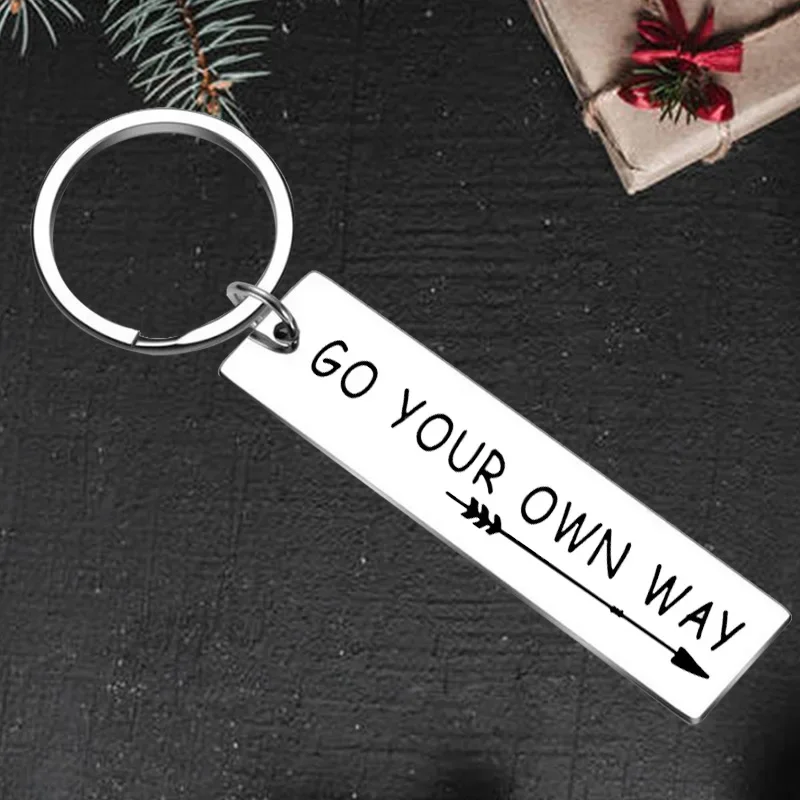 Cute inspirational gift Keychain Pendant Best Friend Birthday Gifts Key Chains Soul Sisters BFF Gifts GO YOUR OWN WAY
Cute inspirational gift Keychain Pendant Best Friend Birthday Gifts Key Chains Soul Sisters BFF Gifts GO YOUR OWN WAY