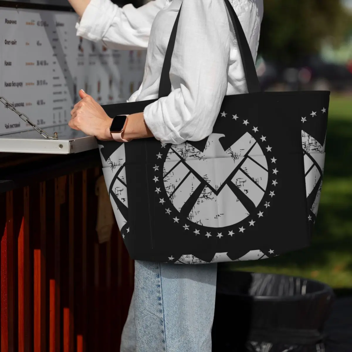Shield Agent Training Beach Tote Bag Sport Gym Yoga Duffle Large Tote Bag Women Travel Bag Fitness bag
Shield Agent Training Beach Tote Bag Sport Gym Yoga Duffle Large Tote Bag Women Travel Bag Fitness bag