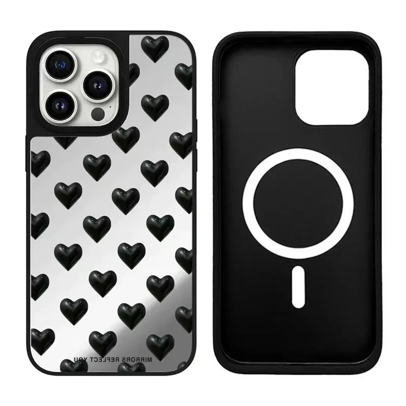 Colorful Heart iPhone 11 12 13 14 15 Pro Max Mirror Surface MagSafe Case Cover Shell
Colorful Heart iPhone 11 12 13 14 15 Pro Max Mirror Surface MagSafe Case Cover Shell