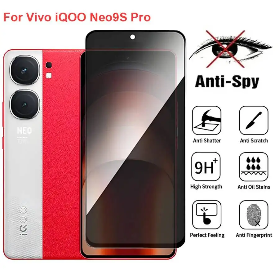 Vivo Iqoo Neo9s V2339FA Anti Spy Privacy Tempered Glass Screen Protector Compatible For Iqooneo9s Pro Phone Film
Vivo Iqoo Neo9s V2339FA Anti Spy Privacy Tempered Glass Screen Protector Compatible For Iqooneo9s Pro Phone Film