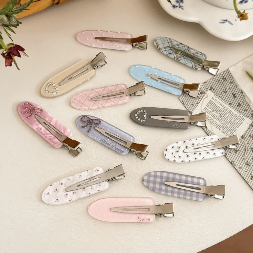 3 Pcs Sweet No Bend Hair Clips Cute Print Seamless Hairpins Rhinestone Colorful Side Bangs Clip Girls Hair Accessories
3 Pcs Sweet No Bend Hair Clips Cute Print Seamless Hairpins Rhinestone Colorful Side Bangs Clip Girls Hair Accessories