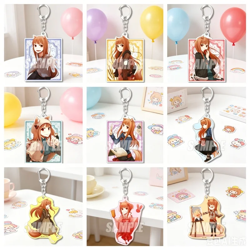 bag charm Anime Spice and Wolf Acrylic Keychain Bag pendant "Holo" Cosplay Birthday Fan Christmas Gift packaging decorations 6cm
bag charm Anime Spice and Wolf Acrylic Keychain Bag pendant "Holo" Cosplay Birthday Fan Christmas Gift packaging decorations 6cm