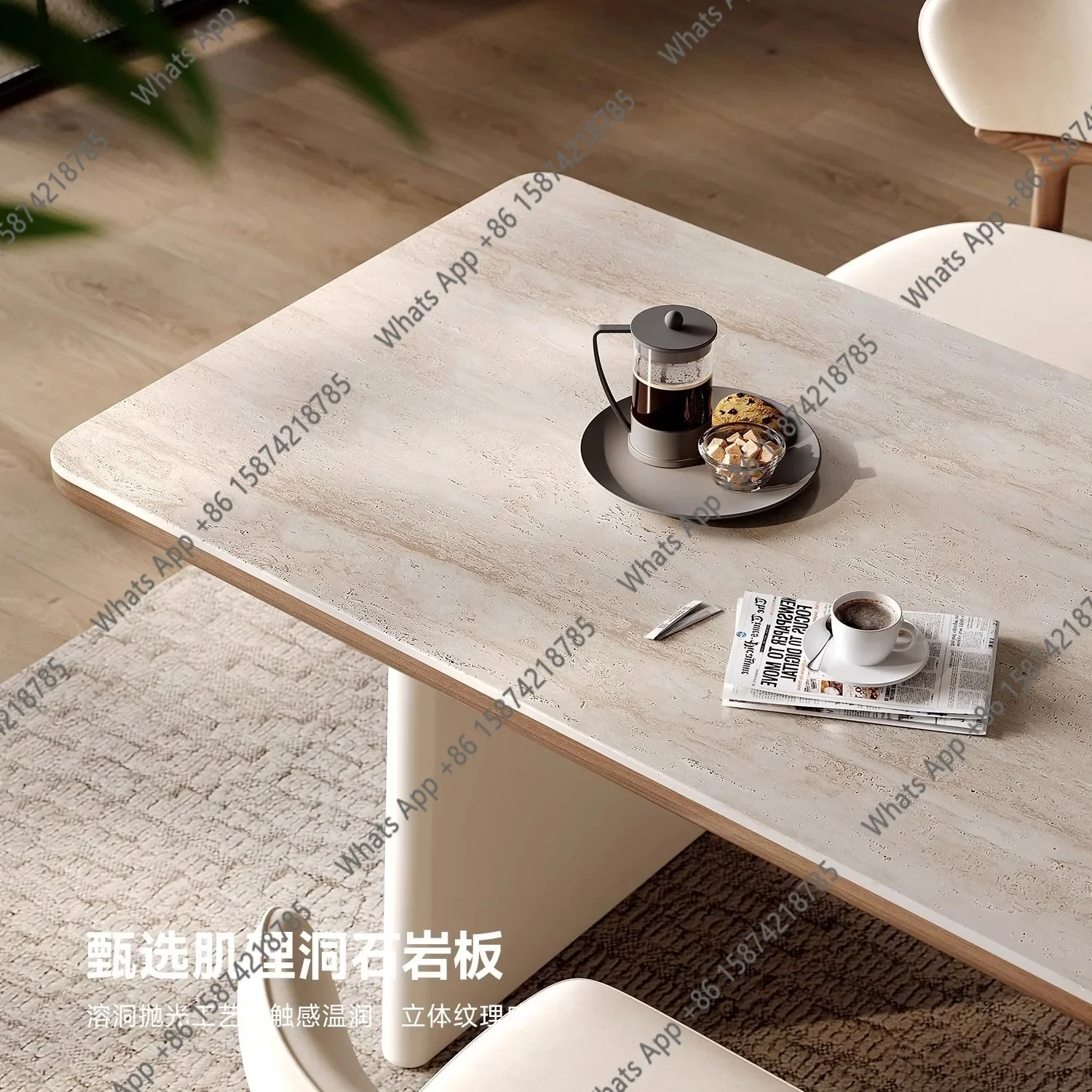 Zc X French Rock Slab Dining Table For Home Use, Modern Simplicity And High-end Feeling, Light Cream Wind Small Apartment, White
Zc X French Rock Slab Dining Table For Home Use, Modern Simplicity And High-end Feeling, Light Cream Wind Small Apartment, White