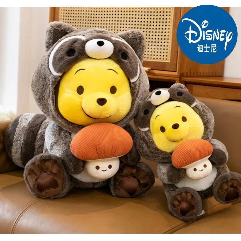 Disney Kawai Iwini Bear Transformed Into Raccoon Doll Raccoon Winnie Bear Puff Плюшевая кукла Домашние украшения Лучший подарок для девочек
Disney Kawai Iwini Bear Transformed Into Raccoon Doll Raccoon Winnie Bear Puff Плюшевая кукла Домашние украшения Лучший подарок для девочек