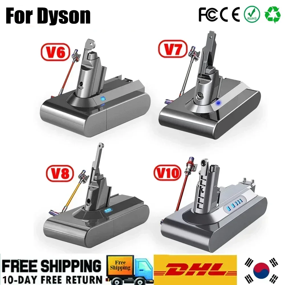 Перезаряжаемая батарея для пылесоса Dyson V6 V7 V8 V10 11 серии SV07 SV09 SV10 SV12 DC62 Absolute Fluffy Animal Pro Bateria
Перезаряжаемая батарея для пылесоса Dyson V6 V7 V8 V10 11 серии SV07 SV09 SV10 SV12 DC62 Absolute Fluffy Animal Pro Bateria