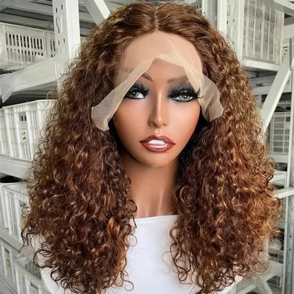 Soft Glueless Preplucked 26inch 180Density Brown Kinky Curly Lace Front Wig For Women Natural Hairline Synthetic Baby Hair
Soft Glueless Preplucked 26inch 180Density Brown Kinky Curly Lace Front Wig For Women Natural Hairline Synthetic Baby Hair