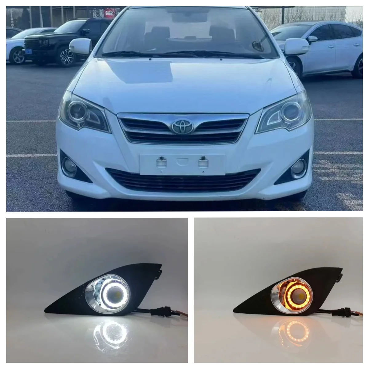LED Fog Lights Assembly For Toyota Corolla EX 2013 2014 2015 2016 2017 Dual Color Angel Eye Daytime Running Lights Fog Lamp Kits
LED Fog Lights Assembly For Toyota Corolla EX 2013 2014 2015 2016 2017 Dual Color Angel Eye Daytime Running Lights Fog Lamp Kits