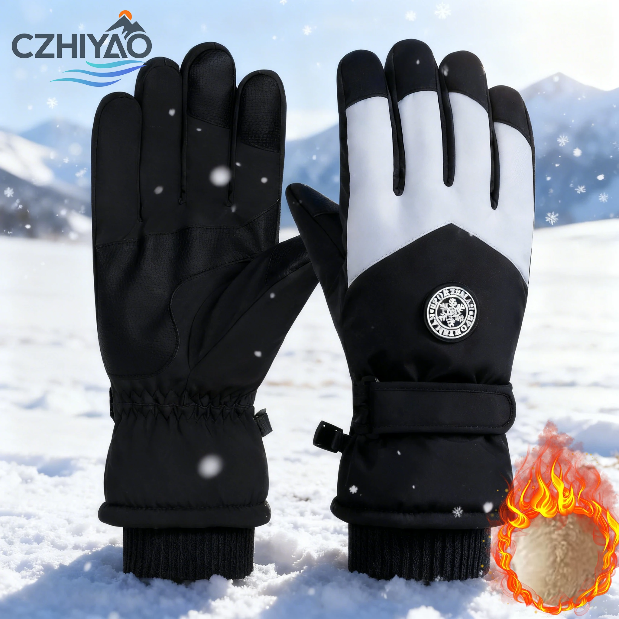 CZHIYAO Winter Outdoor Skiing Gloves Warm Thickened With Touchscreen Function For Men Women For Cycling Working Outdoor To Wear
CZHIYAO Winter Outdoor Skiing Gloves Warm Thickened With Touchscreen Function For Men Women For Cycling Working Outdoor To Wear