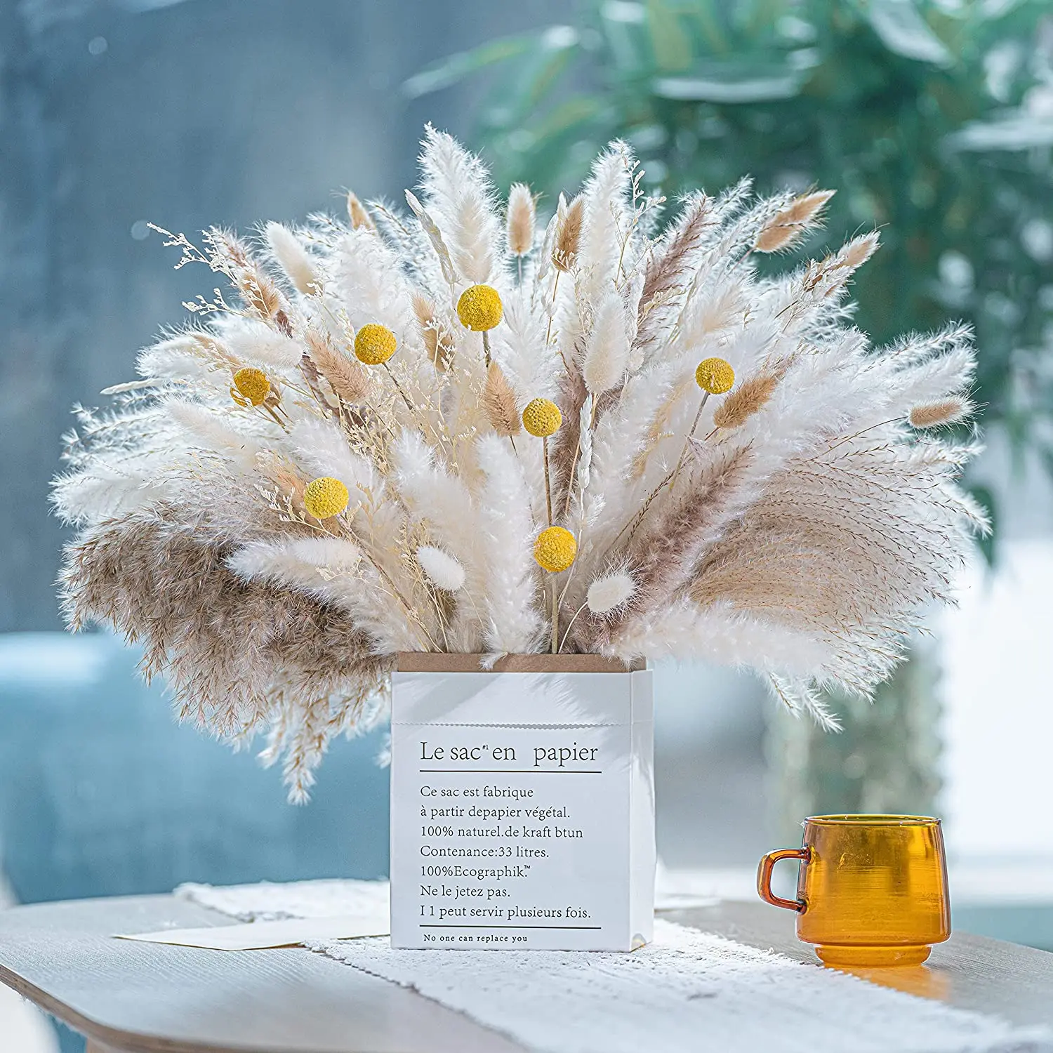 Natural Pampas Reed Mixed Bouquets, Flower Bags, Boho Home Decor, Dried Flower Bouquets, Rabbit Tail, Wedding Decoration
Natural Pampas Reed Mixed Bouquets, Flower Bags, Boho Home Decor, Dried Flower Bouquets, Rabbit Tail, Wedding Decoration