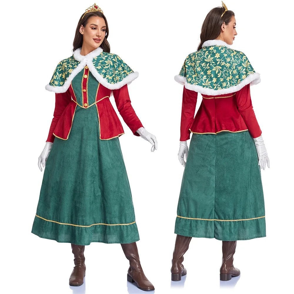 Halloween Role-playing Costume Medieval Court Queen Dress Party Stage Performance Cosplay Clothes Women's Traditional Ethnic ...
Halloween Role-playing Costume Medieval Court Queen Dress Party Stage Performance Cosplay Clothes Women's Traditional Ethnic ...