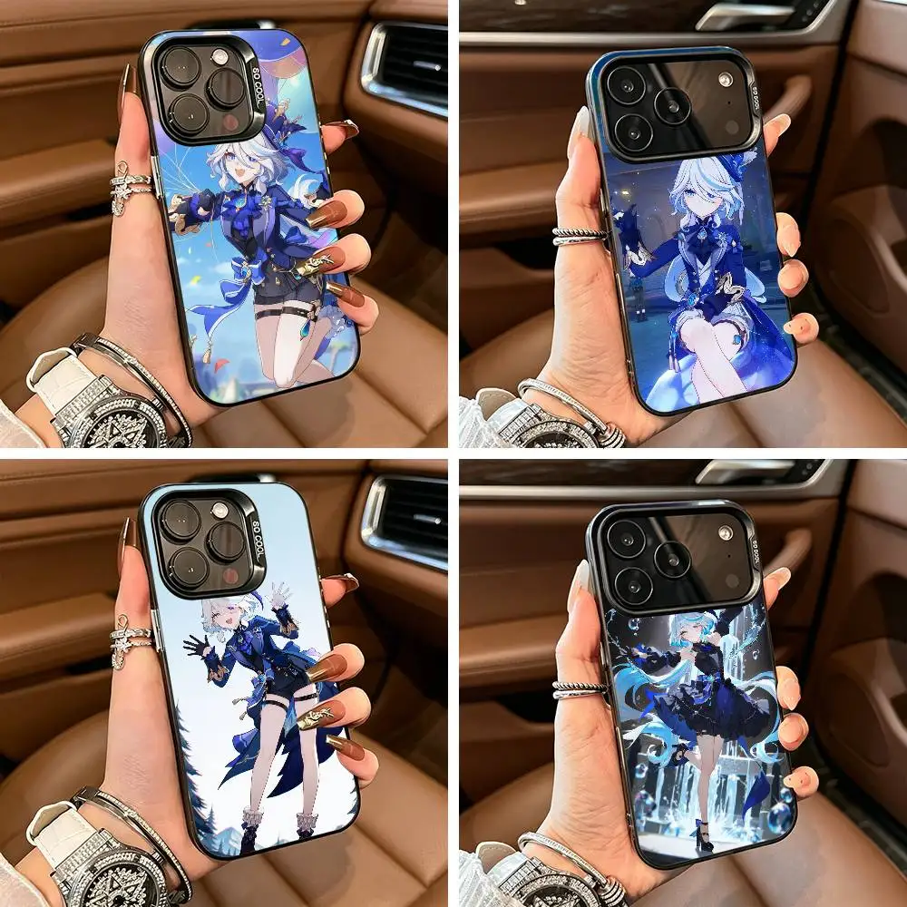 G-Genshin cute F-Furina I-Impact-fgi Phone Case For IPhone17 16 11 12 13 14 15 16 Pro Max Plus Cover Colored Silver Funda Bumber
G-Genshin cute F-Furina I-Impact-fgi Phone Case For IPhone17 16 11 12 13 14 15 16 Pro Max Plus Cover Colored Silver Funda Bumber
