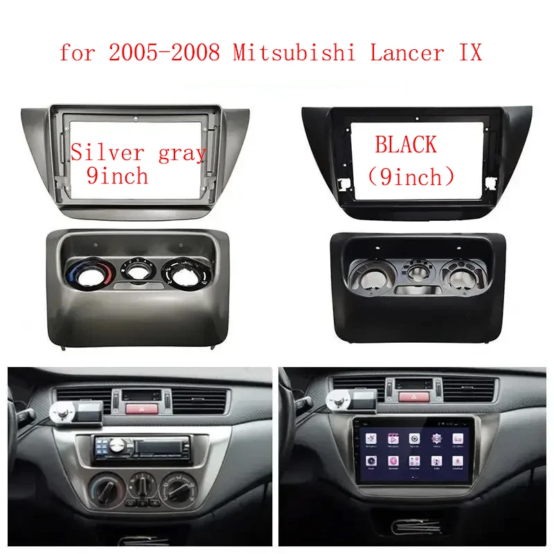 9INCH Car Fascia Radio Panel DVD Panel Dash Kit Install Adapter Console Frame Bezel for MITSUBISHI LANCER IX 2005-2008
9INCH Car Fascia Radio Panel DVD Panel Dash Kit Install Adapter Console Frame Bezel for MITSUBISHI LANCER IX 2005-2008