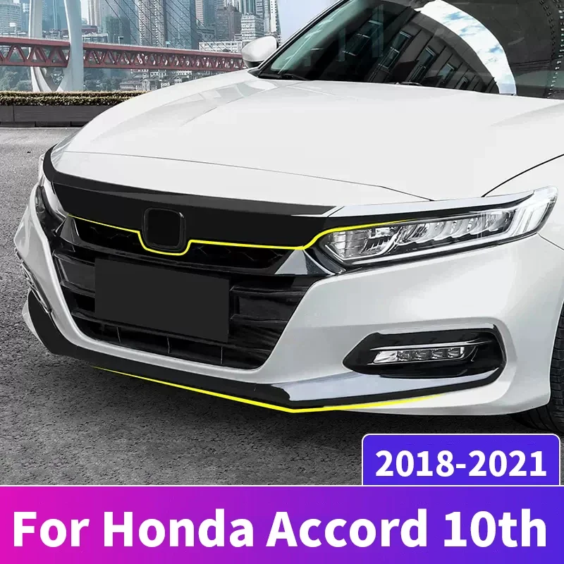 ABS Car Front Rear Bumper Hood Bonnet Grill Grille Strips Decoration Cover Trim For Honda Accord X 10th 2018-2021 Accessories
ABS Car Front Rear Bumper Hood Bonnet Grill Grille Strips Decoration Cover Trim For Honda Accord X 10th 2018-2021 Accessories