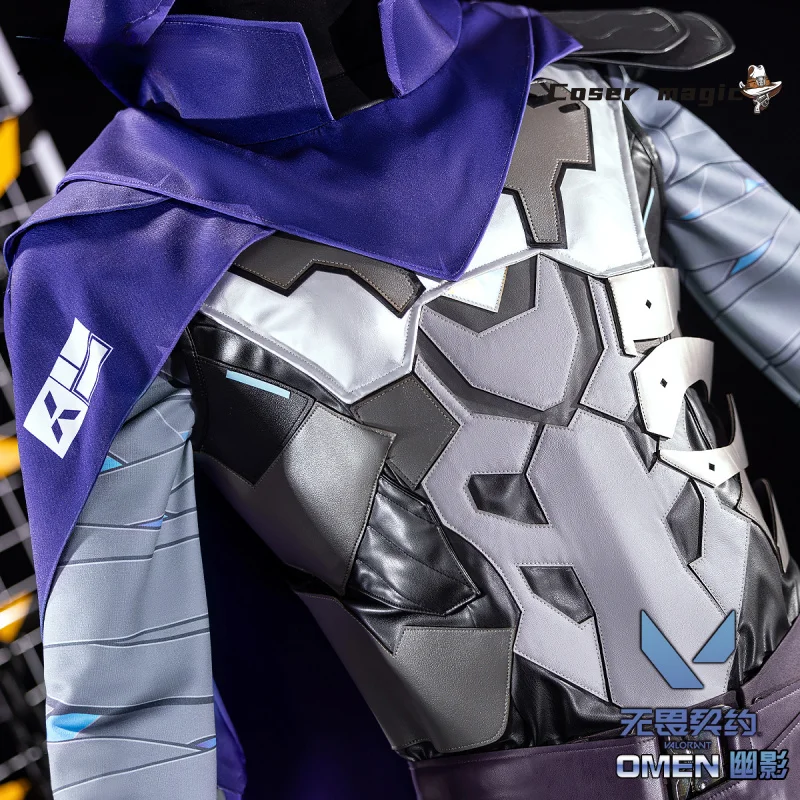 Game VALORANT Omen Cosplay Costume Uniform Halloween Carnival Party Christmas Play Role Clothes Clothing
Game VALORANT Omen Cosplay Costume Uniform Halloween Carnival Party Christmas Play Role Clothes Clothing