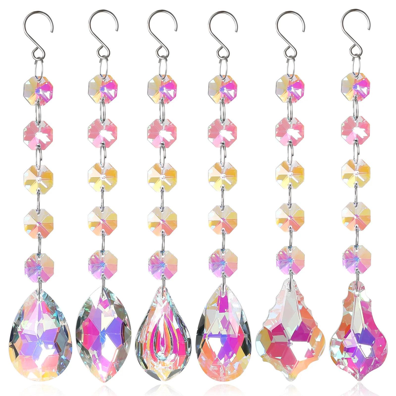 AB Colour Crystal Wind Chime Pendant Sunlight Catcher Curtain Bead Chandelier Accessories DIY Home Wedding Garden Decoration
AB Colour Crystal Wind Chime Pendant Sunlight Catcher Curtain Bead Chandelier Accessories DIY Home Wedding Garden Decoration