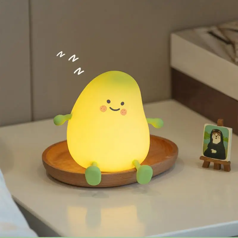 Nursery Night Light Silicone Night Light USB Rechargeable Touch Lamp Cute Sleeping Light Portable Green Mango Kids Lamp For
Nursery Night Light Silicone Night Light USB Rechargeable Touch Lamp Cute Sleeping Light Portable Green Mango Kids Lamp For