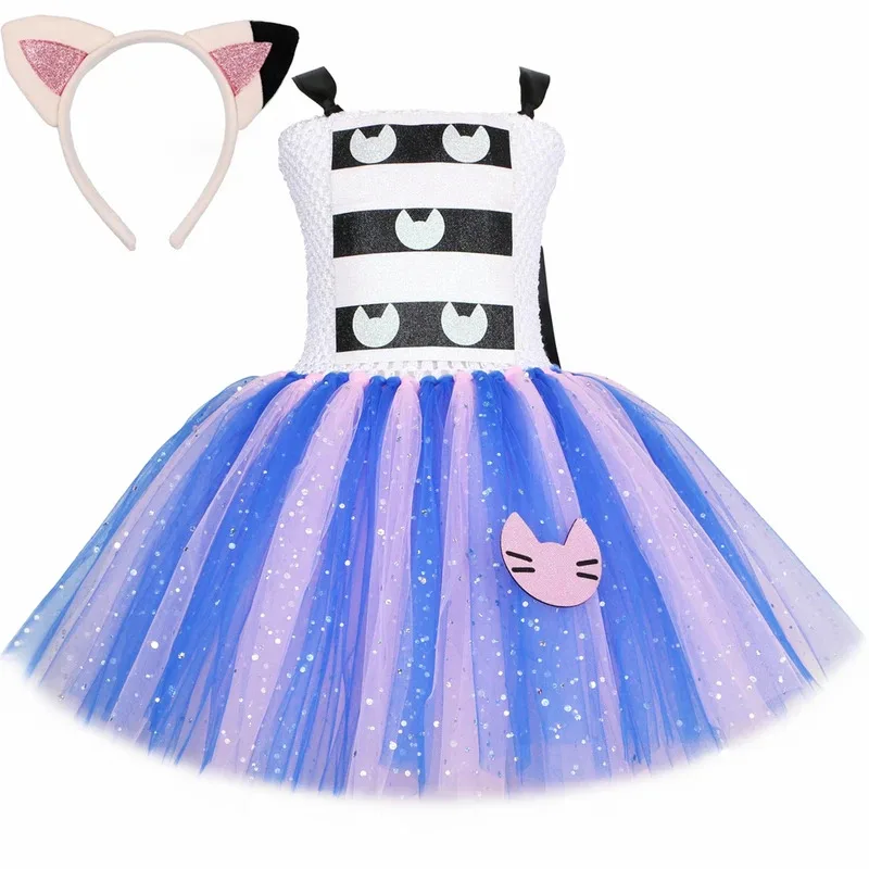 Gabby Doll House Tutu Princess Dress for Girls Birthday Clothes Set Cartoon Kitten Gabby Cats Cosplay Halloween Costume for Kids
Gabby Doll House Tutu Princess Dress for Girls Birthday Clothes Set Cartoon Kitten Gabby Cats Cosplay Halloween Costume for Kids