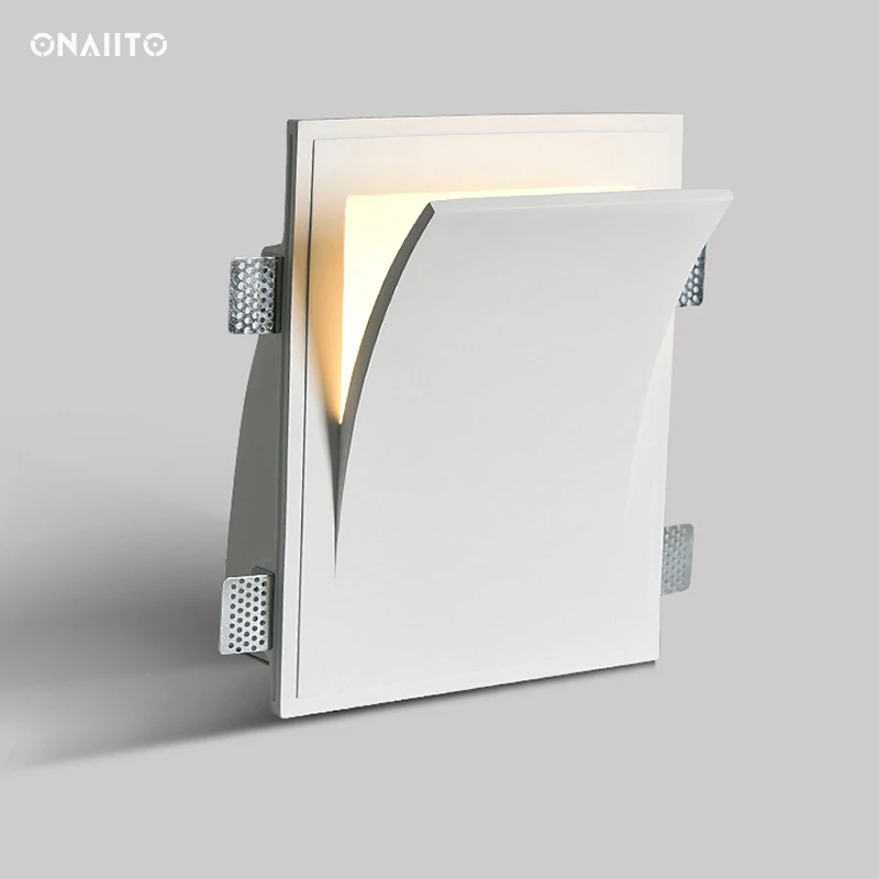 Gypsum Lamp Built-in Night Light Recessed Fixture Frame Wall Lamp LED Overhead Ceiling Lamp Apply Interior Wall Light Home Decor
Gypsum Lamp Built-in Night Light Recessed Fixture Frame Wall Lamp LED Overhead Ceiling Lamp Apply Interior Wall Light Home Decor