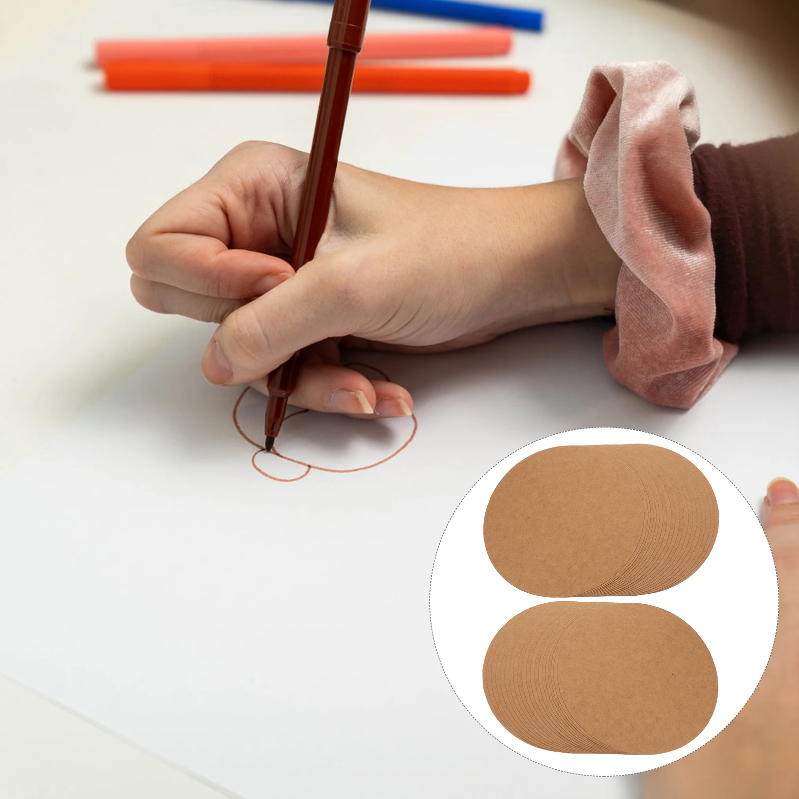 40 Sheets Round Cardboard Drawing Papers Light Brown Blank Paintable Craft Projects Kids Art Class Painting Decorations Graffiti
40 Sheets Round Cardboard Drawing Papers Light Brown Blank Paintable Craft Projects Kids Art Class Painting Decorations Graffiti