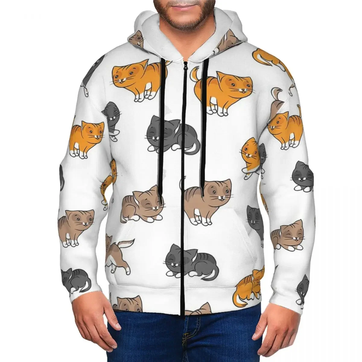 Gray Ginger And Siamese Kittens Cats Zipper Hoodie Hip Hop Pullover Autumn Winter Men Women Sweatshirt Long Sleeve Tops
Gray Ginger And Siamese Kittens Cats Zipper Hoodie Hip Hop Pullover Autumn Winter Men Women Sweatshirt Long Sleeve Tops
