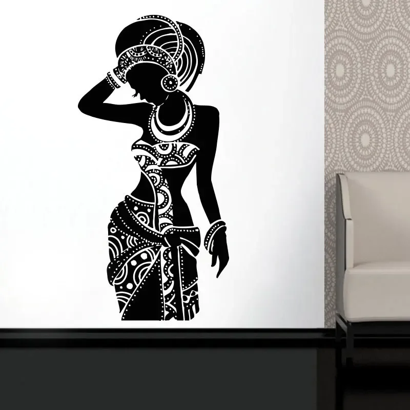 Africa Wall Decal Tribal African Wall Art Black Woman Boho Stickers Bedroom Decor Room Decal Africa Art Decor New Arrival AM01
Africa Wall Decal Tribal African Wall Art Black Woman Boho Stickers Bedroom Decor Room Decal Africa Art Decor New Arrival AM01