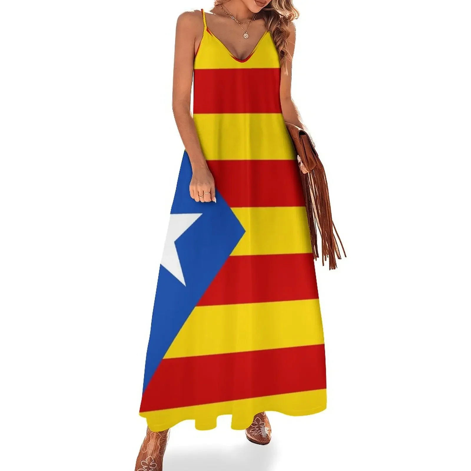 Estelada Blava Sleeveless Dress elegant guest wedding dress fairy dress Women's summer dresses luxury
Estelada Blava Sleeveless Dress elegant guest wedding dress fairy dress Women's summer dresses luxury