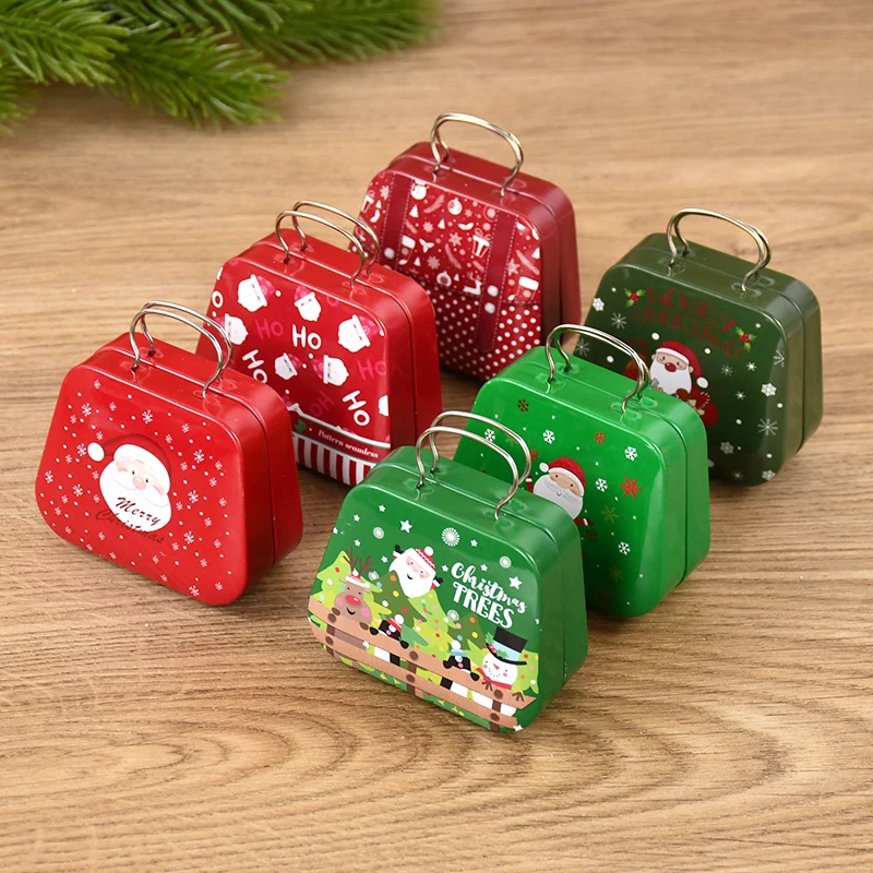 Christmas Handbag Shape Candy Box Metal Tin Cookie Gift Packaging Boxes Kids Xmas Party Favors Happy New Year 2025 Noel Decor
Christmas Handbag Shape Candy Box Metal Tin Cookie Gift Packaging Boxes Kids Xmas Party Favors Happy New Year 2025 Noel Decor