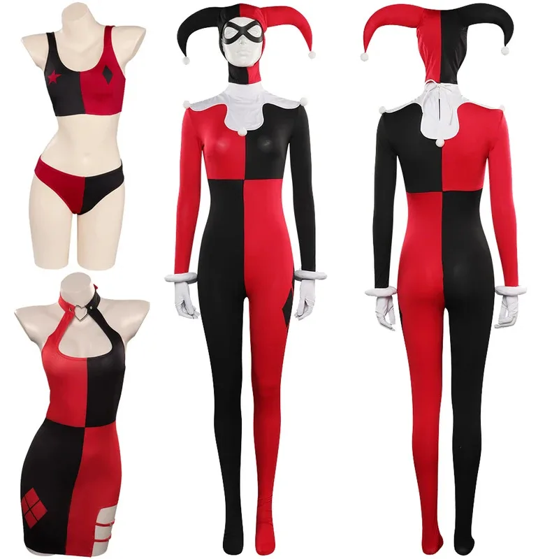 Quinzel Косплей Фэнтези Мультфильм ТВ SD Косплей Костюм Маскировка Взрослых Женщин Супергерой Косплей Ролевая Игра Фантазия Одежда 
Quinzel Косплей Фэнтези Мультфильм ТВ SD Косплей Костюм Маскировка Взрослых Женщин Супергерой Косплей Ролевая Игра Фантазия Одежда