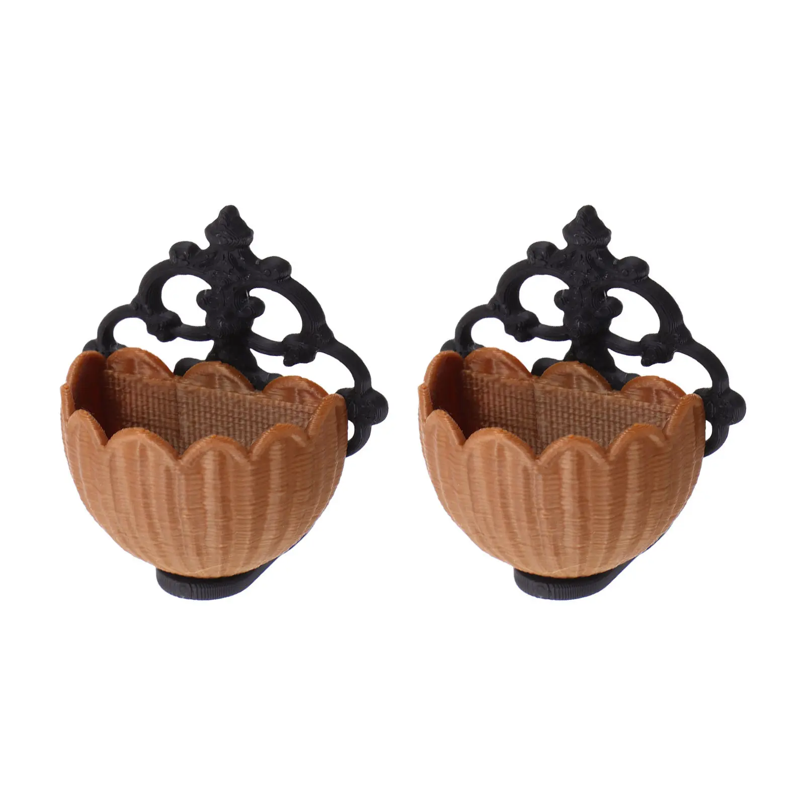 2Pcs Miniature House Wall Mounted Floating Shelf Vintage Flower Basket Holder Home Decor Micro Display Shelf for Dollhouse
2Pcs Miniature House Wall Mounted Floating Shelf Vintage Flower Basket Holder Home Decor Micro Display Shelf for Dollhouse