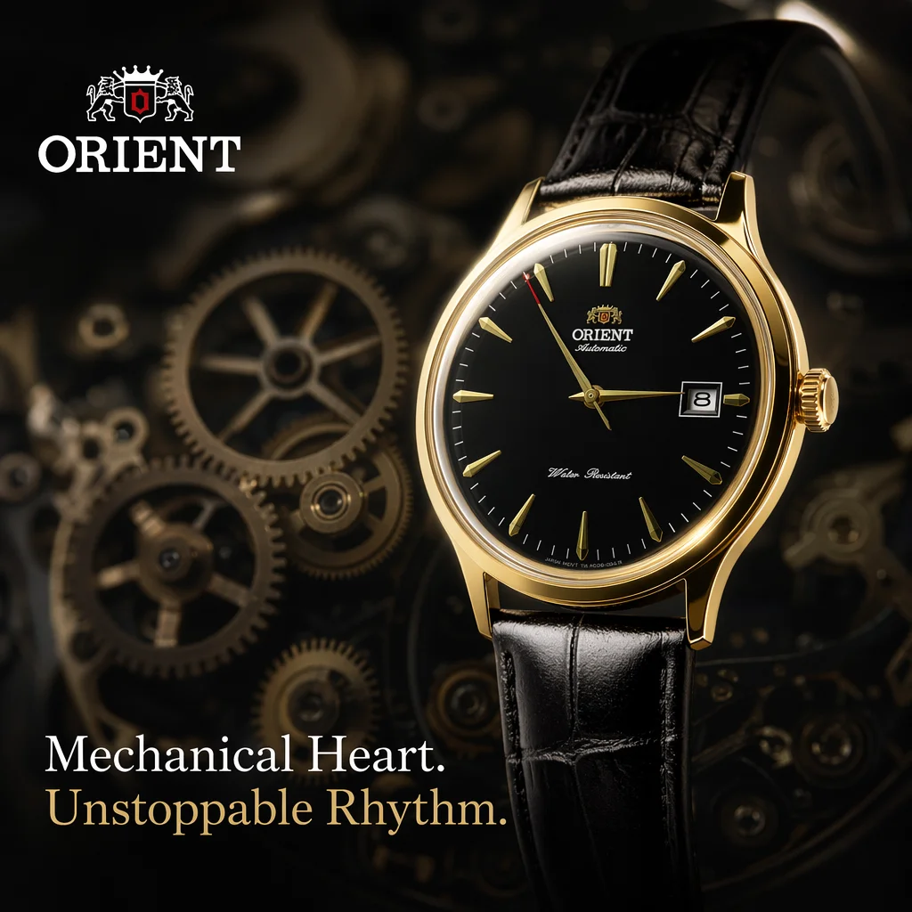 Orient Vintage Automatic Men Watch 21 Jewels Single Date Luminous Cowhide Leather Waterproof Dress Wristwatch
Orient Vintage Automatic Men Watch 21 Jewels Single Date Luminous Cowhide Leather Waterproof Dress Wristwatch