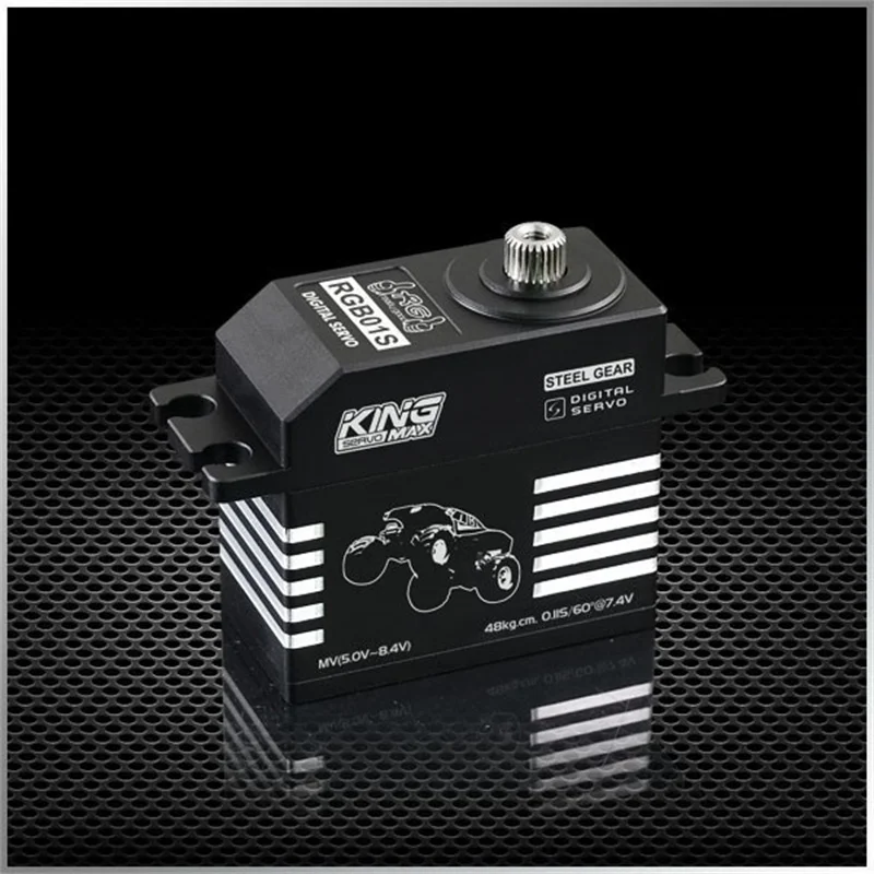 KINGMAX RGB01S 77g Steel Teeth High Voltage Digital Climbing Off-Road Bike 48kg.cm Torque Brushless Waterproof Standard Servo
KINGMAX RGB01S 77g Steel Teeth High Voltage Digital Climbing Off-Road Bike 48kg.cm Torque Brushless Waterproof Standard Servo