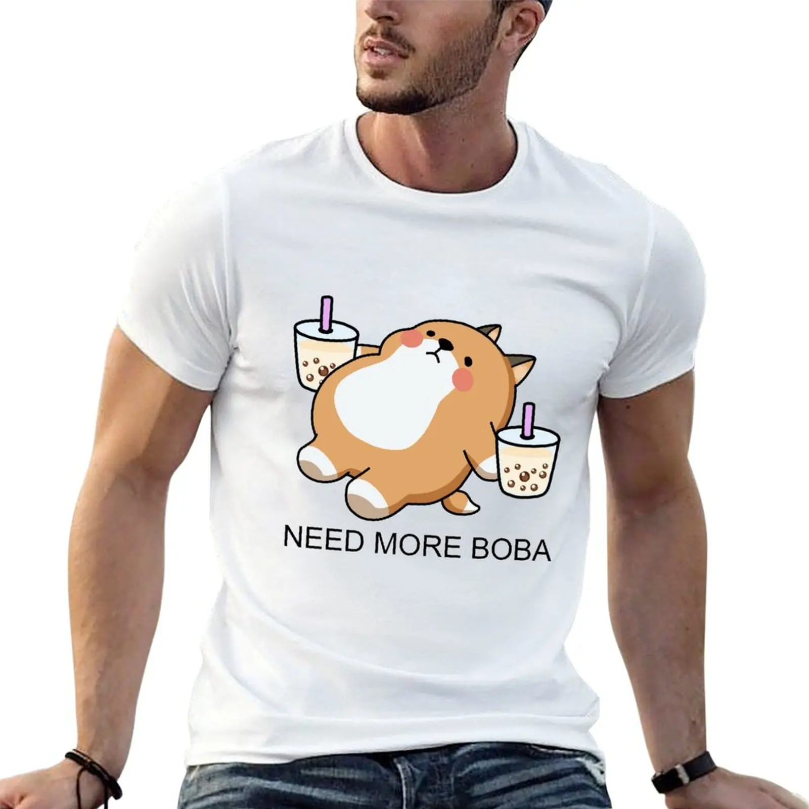 Lazy Shiba Needs More Boba! T-Shirt man t shirts for men cotton t shirt pack t shirts for man cotton soft T-Shirt
Lazy Shiba Needs More Boba! T-Shirt man t shirts for men cotton t shirt pack t shirts for man cotton soft T-Shirt